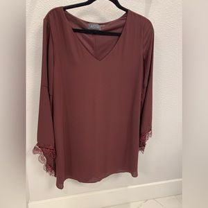 ASTR maroon dress